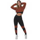 Conjunto Calça Legging E Cropped Top Dry Rosê Não Fica Transparente