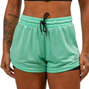 Shorts Compressão 2 em 1 Feminino Academia Caminhadas Corrida Bermuda Dupla Para Treino e Esportes