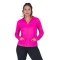 Jaquetinha Casaquinho Esportiva, Dry Fit - Academia - Fitness - Bolso, Capuz e Zíper. Proteção Solar UV50