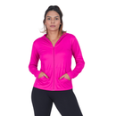 Jaquetinha Casaquinho Esportiva, Dry Fit - Academia - Fitness - Bolso, Capuz e Zíper. Proteção Solar UV50