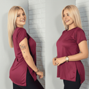 Kit 2 Blusas Feminina Academia Dry Fit Caminhada Musculação Treino Camiseta Tapa Bumbum