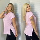 Kit 2 Blusas Feminina Academia Dry Fit Caminhada Musculação Treino Camiseta Tapa Bumbum