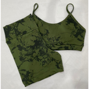 Conjunto Short e Top Fitness feminino Academia Cintura Alta